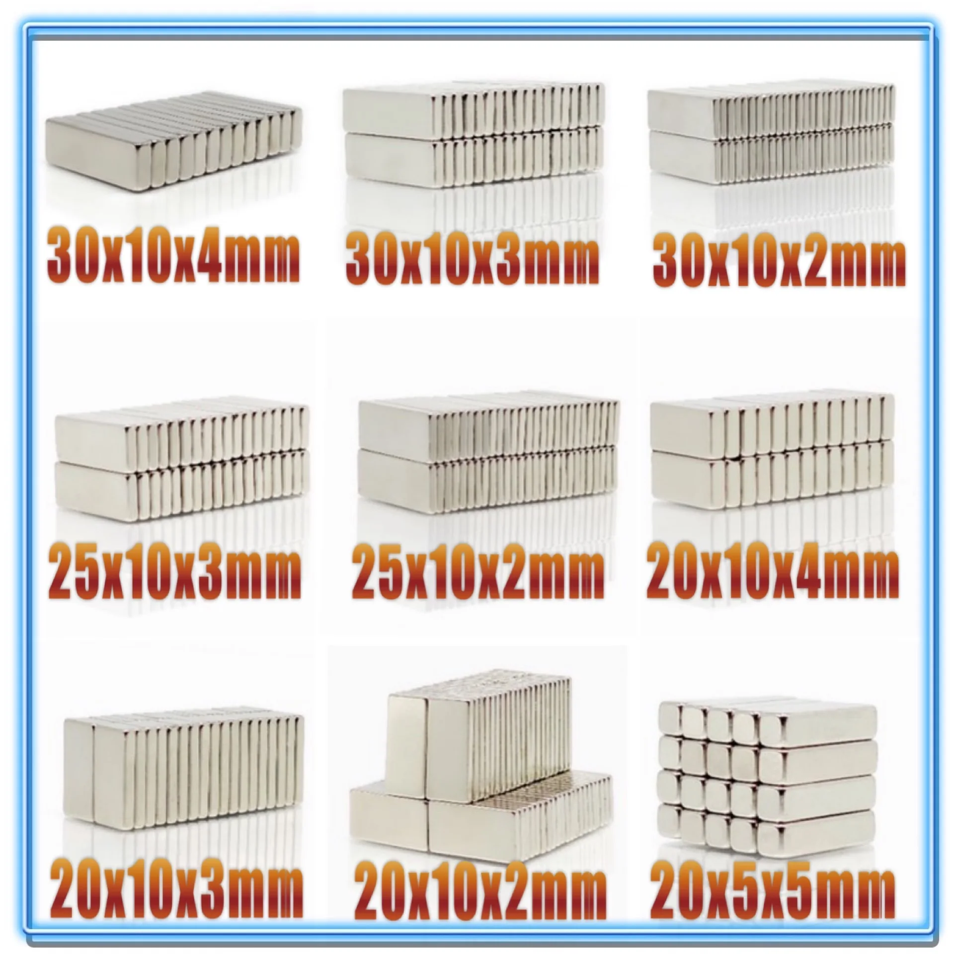 Неодимовый магнитный Блок N35, 10 ~ 200 шт., 20X10X2 20X10X3 20X10X4 20X10X5 25X10X3 30X10X2 30x10x4 20X5X2, редкоземельные блоки
Неодимовый магнитный Блок N35, 10 ~ 200 шт., 20X10X2 20X10X3 20X10X4 20X10X5 25X10X3 30X10X2 30x10x4 20X5X2, редкоземельные блоки