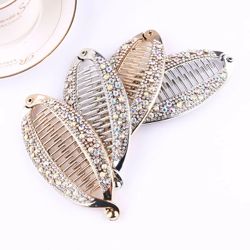 Crystal Rhinestone Fish Shape Hair Claw Clips Jewelry Banana Barrettes Hairpins Women Girls Headwear DIY Styling Accessories
Crystal Rhinestone Fish Shape Hair Claw Clips Jewelry Banana Barrettes Hairpins Women Girls Headwear DIY Styling Accessories