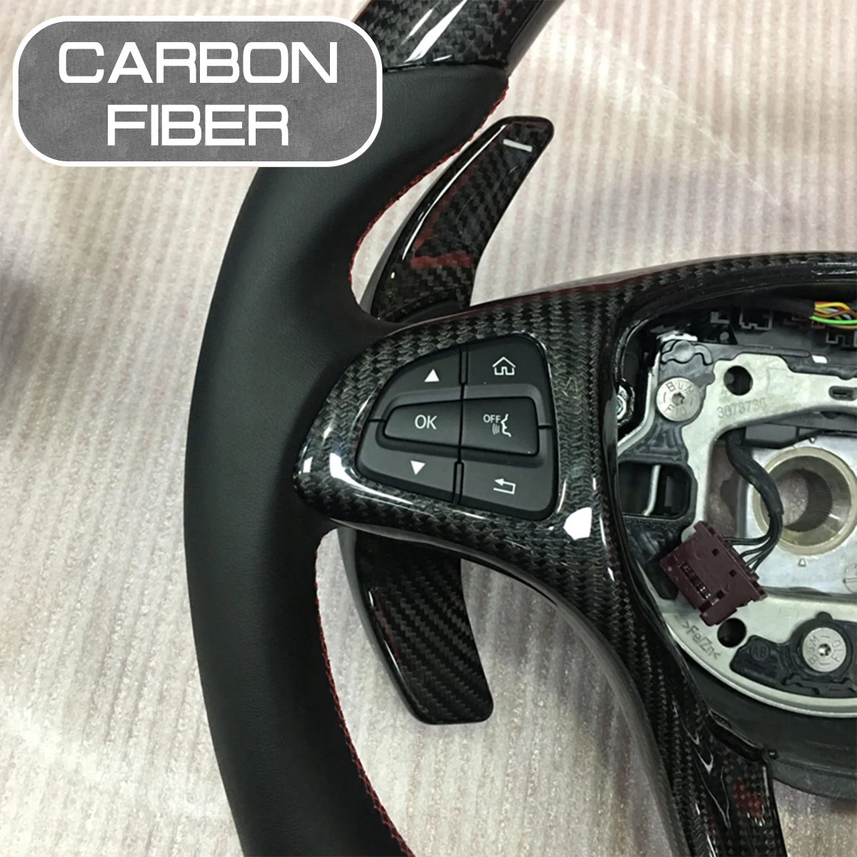 Carbon Fiber Car Steering Wheel Extend Paddle Shifters Covers Car Stickers For Mercedes Benz C180L C200L GLE CLA GLC
Carbon Fiber Car Steering Wheel Extend Paddle Shifters Covers Car Stickers For Mercedes Benz C180L C200L GLE CLA GLC