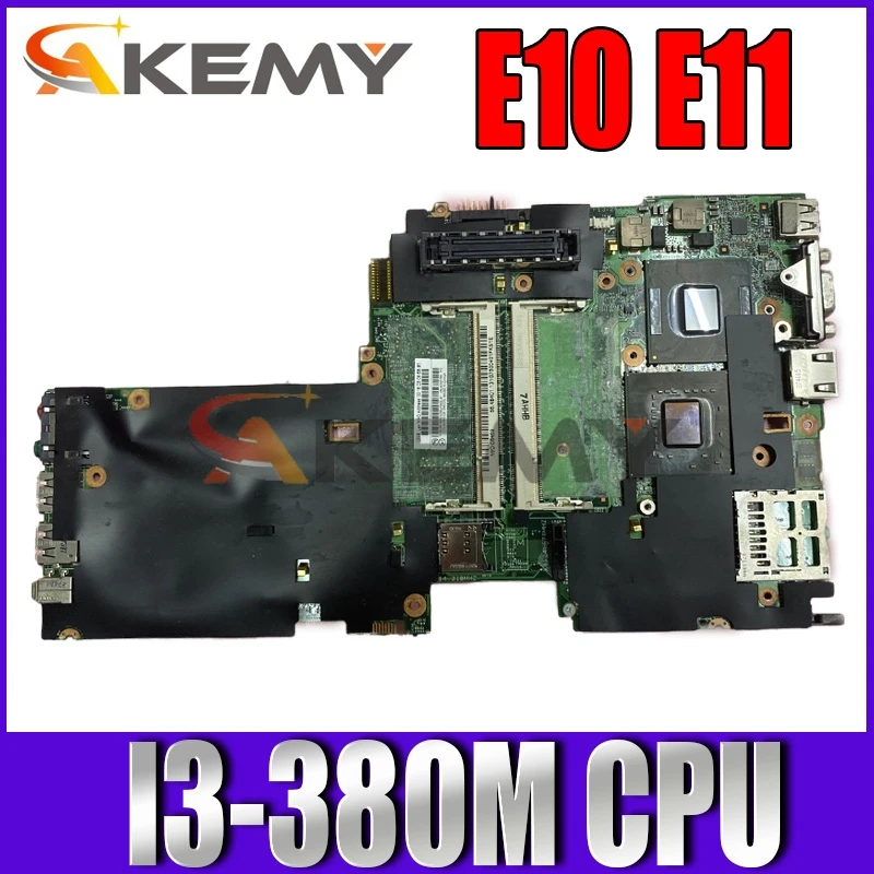 Akemy Laptop Motherboard for Lenovo E10 E11 FRU 04W0314 MAIN BOARD I3-380M CPU DDR3 full test
Akemy Laptop Motherboard for Lenovo E10 E11 FRU 04W0314 MAIN BOARD I3-380M CPU DDR3 full test