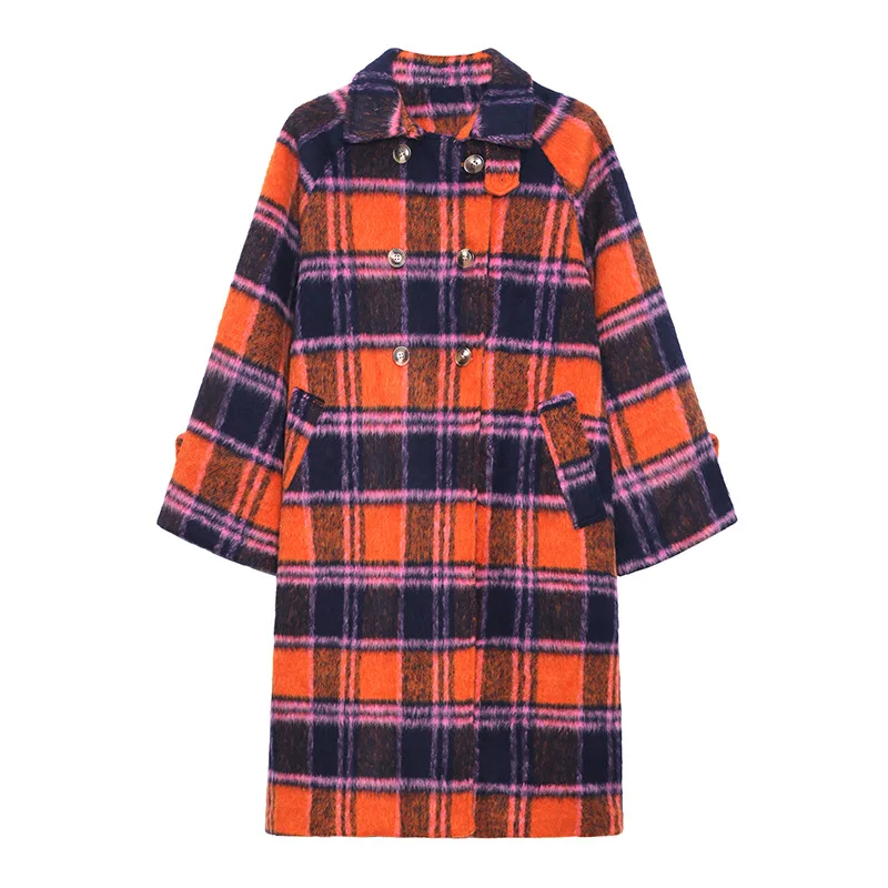 SuperAen Vintage Plaid Turn Down Collar Wool Coat 2021 New Women's Middle and Long Autumn Winter Cotton Thickened Casual
SuperAen Vintage Plaid Turn Down Collar Wool Coat 2021 New Women's Middle and Long Autumn Winter Cotton Thickened Casual