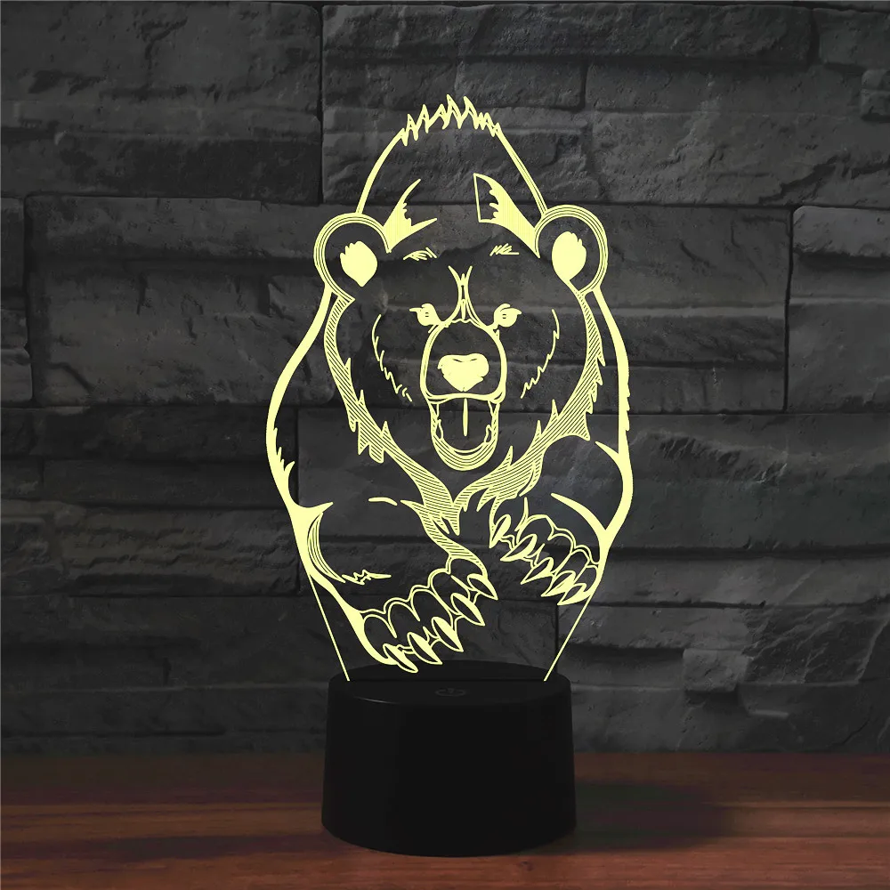 Светодиодный ночник Bear 3D с сенсорным управлением, USB настольная лампа с дистанционным управлением, 7 меняющихся цветов, детсветильник ильни...
Светодиодный ночник Bear 3D с сенсорным управлением, USB настольная лампа с дистанционным управлением, 7 меняющихся цветов, детсветильник ильни...