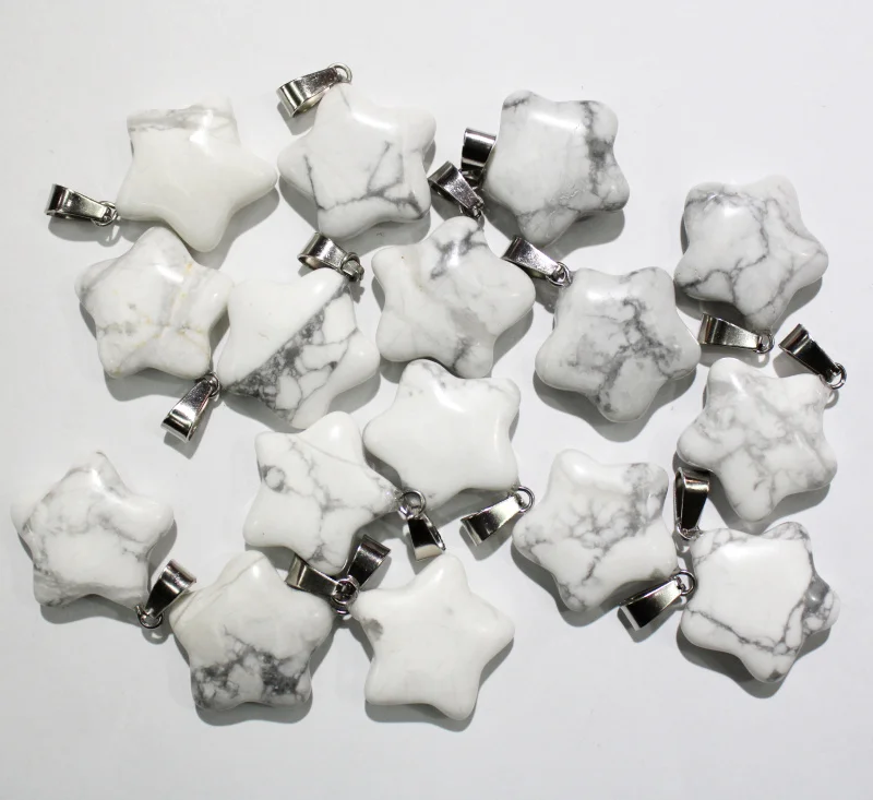 wholesale 24PCS natural stone Dalamatian pentagram charm star pendants for jewelry making necklace earring pendant accessories
wholesale 24PCS natural stone Dalamatian pentagram charm star pendants for jewelry making necklace earring pendant accessories