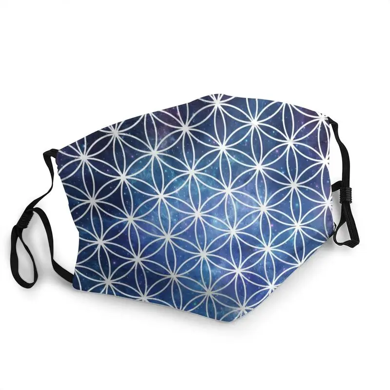Cosmic Flower Of Life Mask Dustproof Adjustable Geometric Mandala Face Mask Protection Cover Unisex Respirator Mouth-Muffle
Cosmic Flower Of Life Mask Dustproof Adjustable Geometric Mandala Face Mask Protection Cover Unisex Respirator Mouth-Muffle