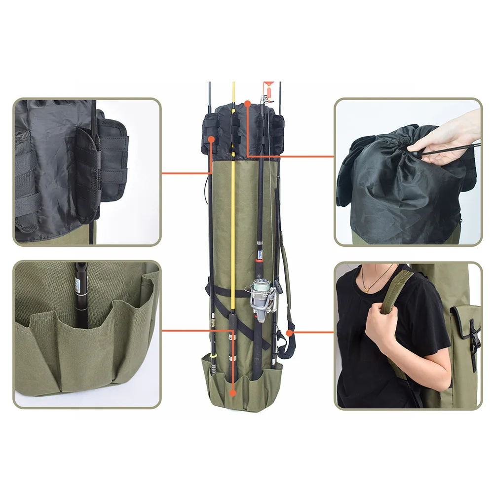 Portable Multifunction Nylon Folding Fishing Bags Fishing Rod Bag Case Fishing Lure Tackle Tools Storage Bag Men Durable 2021
Portable Multifunction Nylon Folding Fishing Bags Fishing Rod Bag Case Fishing Lure Tackle Tools Storage Bag Men Durable 2021