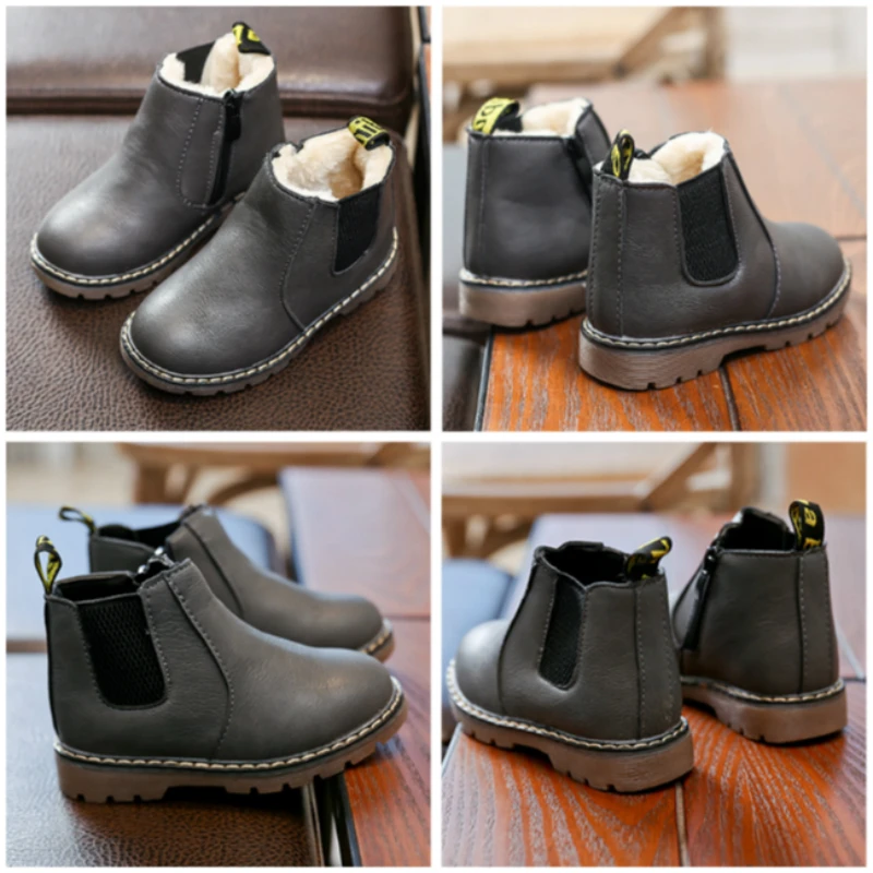 Martin Boots for Baby Girls Leather Anti-Slip Sole for Baby Boys Toddler Sneakers Trainer British Style Ankle Boots Kids Shoes
Martin Boots for Baby Girls Leather Anti-Slip Sole for Baby Boys Toddler Sneakers Trainer British Style Ankle Boots Kids Shoes