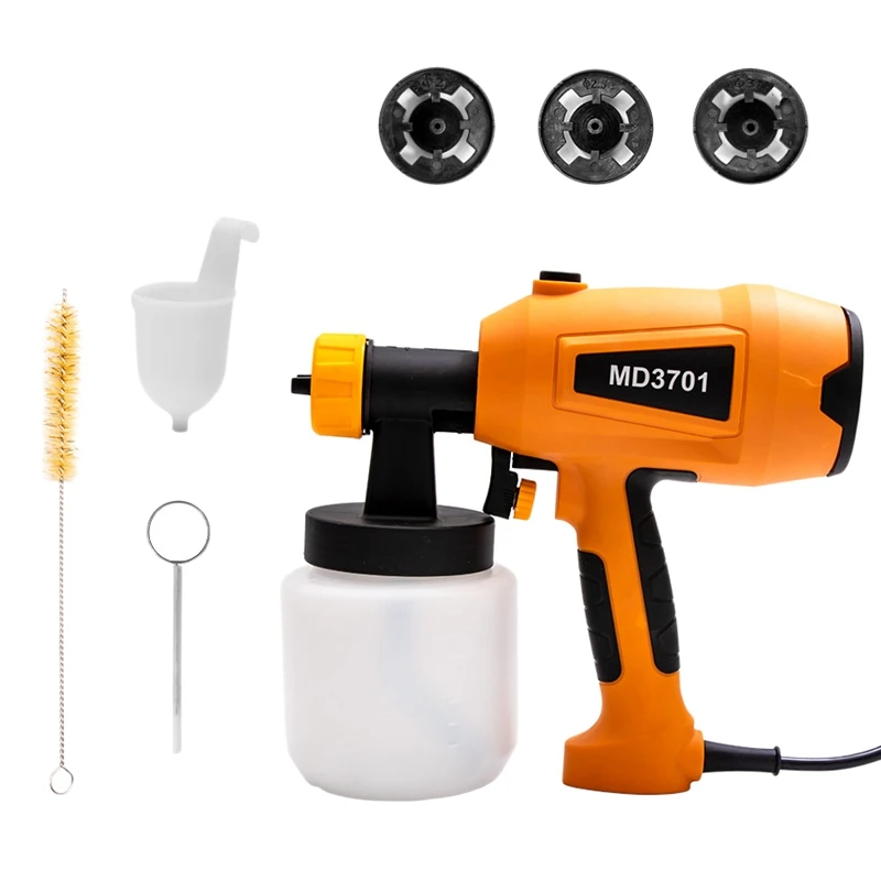 Paint Sprayer, 550W High Power HVLP Spray G-Un, Easy to Clean, with 4 Nozzles for Furniture Cabinets Fence Car US Plug
Paint Sprayer, 550W High Power HVLP Spray G-Un, Easy to Clean, with 4 Nozzles for Furniture Cabinets Fence Car US Plug