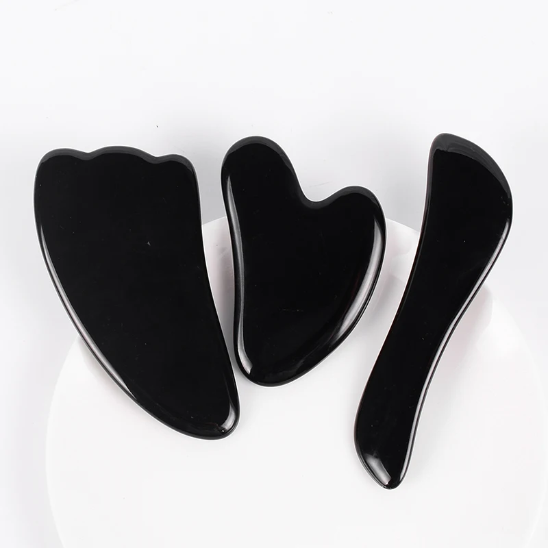 Face Care Massager Natural Black Obsidian Gua Sha Tool Stone Crystal Mineral Massage Eye Skincare Scraper Wrinkle Beauty Product
Face Care Massager Natural Black Obsidian Gua Sha Tool Stone Crystal Mineral Massage Eye Skincare Scraper Wrinkle Beauty Product