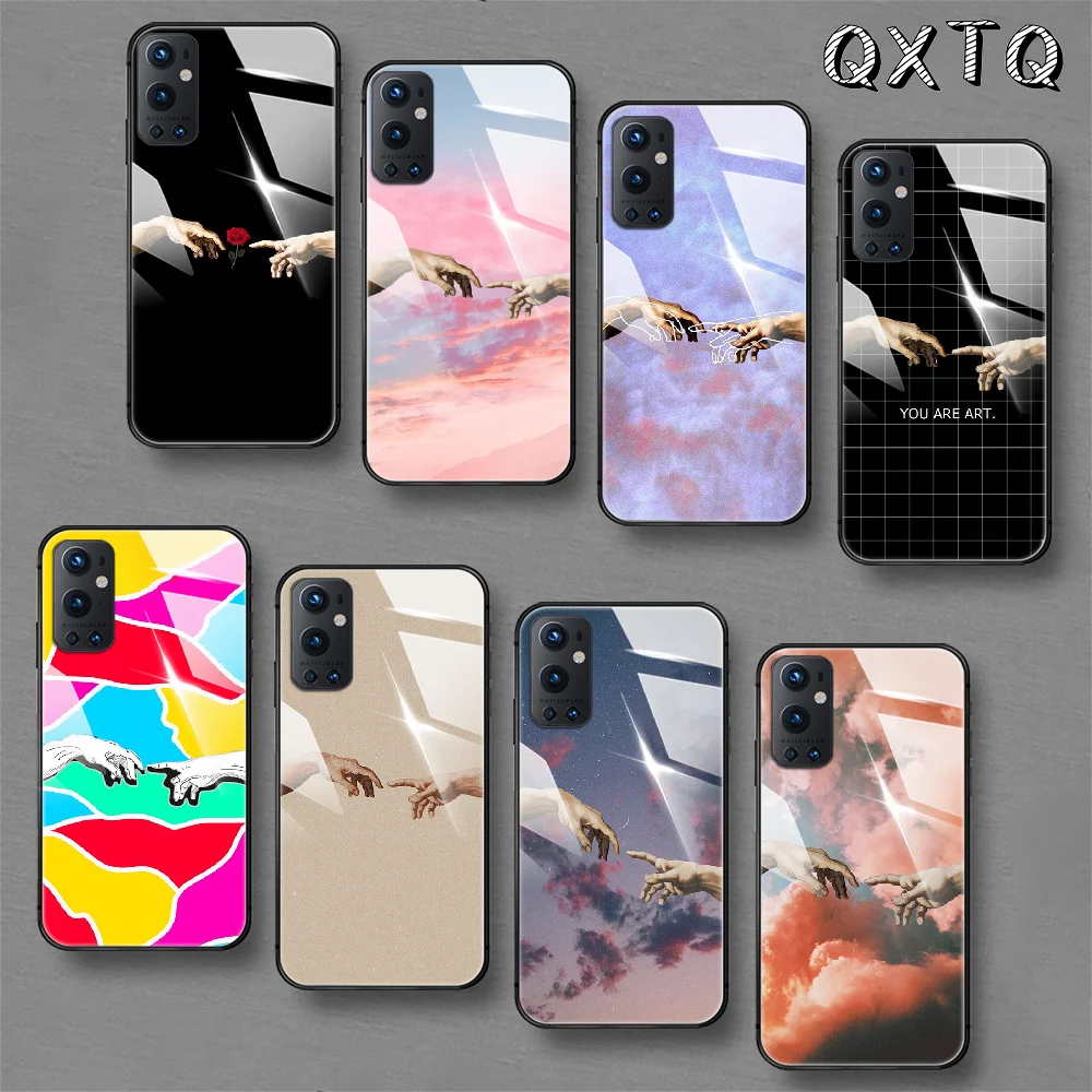 Hand Gesture Aesthetic Art Tempered Glass Smart Phone Case For Oneplus Oppo Realme 5 6 7 8 9 T Find x3 Pro Nord Gt Cover Cell
Hand Gesture Aesthetic Art Tempered Glass Smart Phone Case For Oneplus Oppo Realme 5 6 7 8 9 T Find x3 Pro Nord Gt Cover Cell