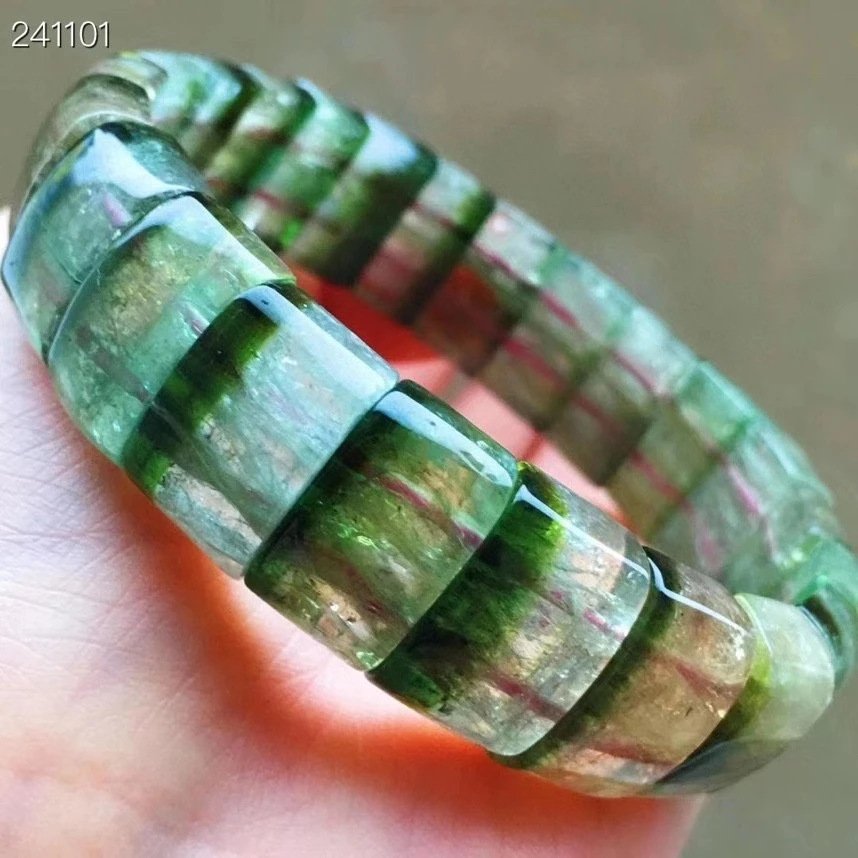 Natural Green Tourmaline Bracelet Clear Rectangle Beads Bangle 15.7x10.3x6.7mm Women Watermelon Tourmaline Genuine AAAAAA
Natural Green Tourmaline Bracelet Clear Rectangle Beads Bangle 15.7x10.3x6.7mm Women Watermelon Tourmaline Genuine AAAAAA