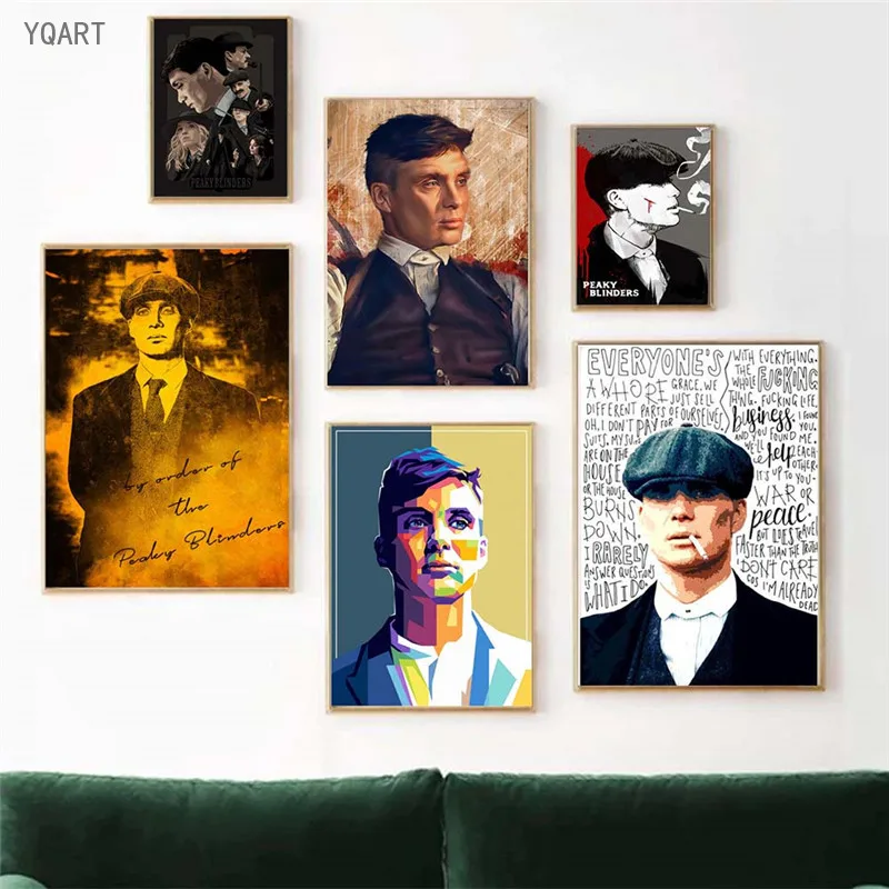 YQART Peaky Blinders Canvas Paintings on the Wall Art Postesr and Prints Wall Hanging Pictures for Modern Home Living Room Decor
YQART Peaky Blinders Canvas Paintings on the Wall Art Postesr and Prints Wall Hanging Pictures for Modern Home Living Room Decor