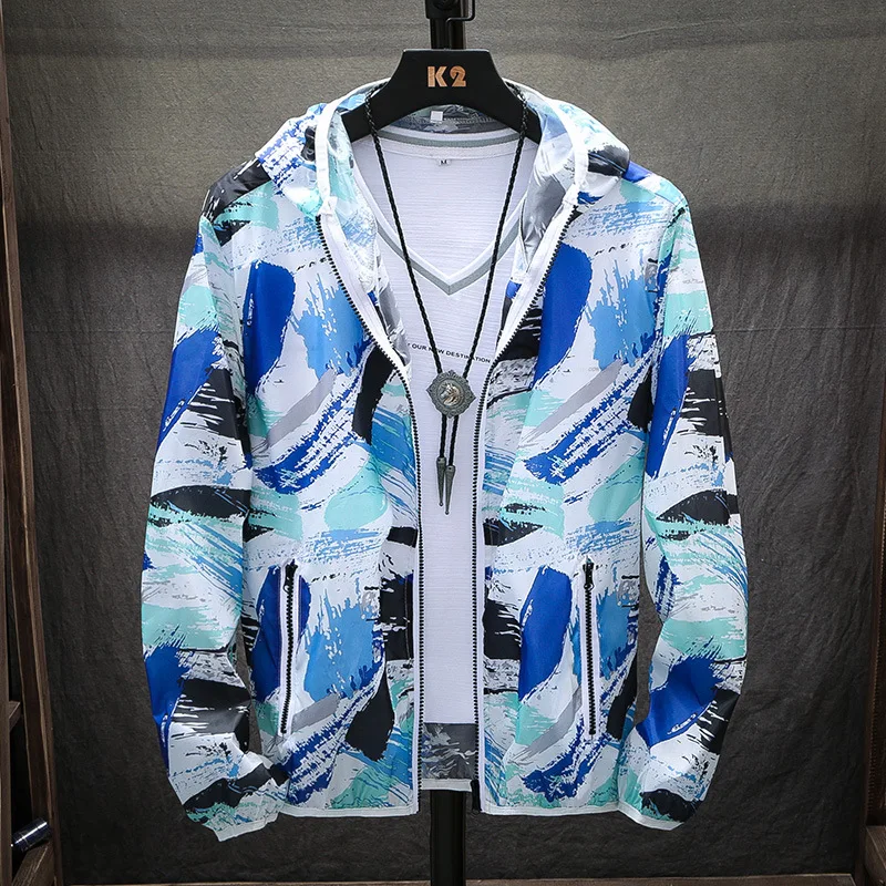 Mens Coats and Jackets 2021 New Product Candy Color Large Size Ultra-thin Quick-drying Men's Printed Jacket
Mens Coats and Jackets 2021 New Product Candy Color Large Size Ultra-thin Quick-drying Men's Printed Jacket
