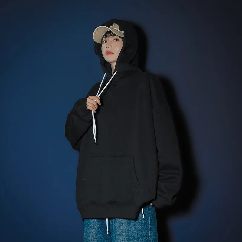JESSIC Women's Oversize Hoodies Solid Hooded Sweatshirt Plus Size O-neck Female 2020 Autumn Couple Sweatshirts 
JESSIC Women's Oversize Hoodies Solid Hooded Sweatshirt Plus Size O-neck Female 2020 Autumn Couple Sweatshirts