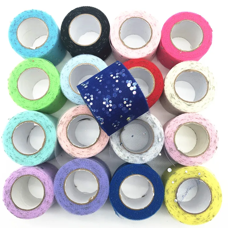 25 Yards 5cm Glitter Sequin Tulle Roll Organza Laser Crafts Tutu Fabric Wedding Decoration White Tulle Birthday Party Supplies 
25 Yards 5cm Glitter Sequin Tulle Roll Organza Laser Crafts Tutu Fabric Wedding Decoration White Tulle Birthday Party Supplies