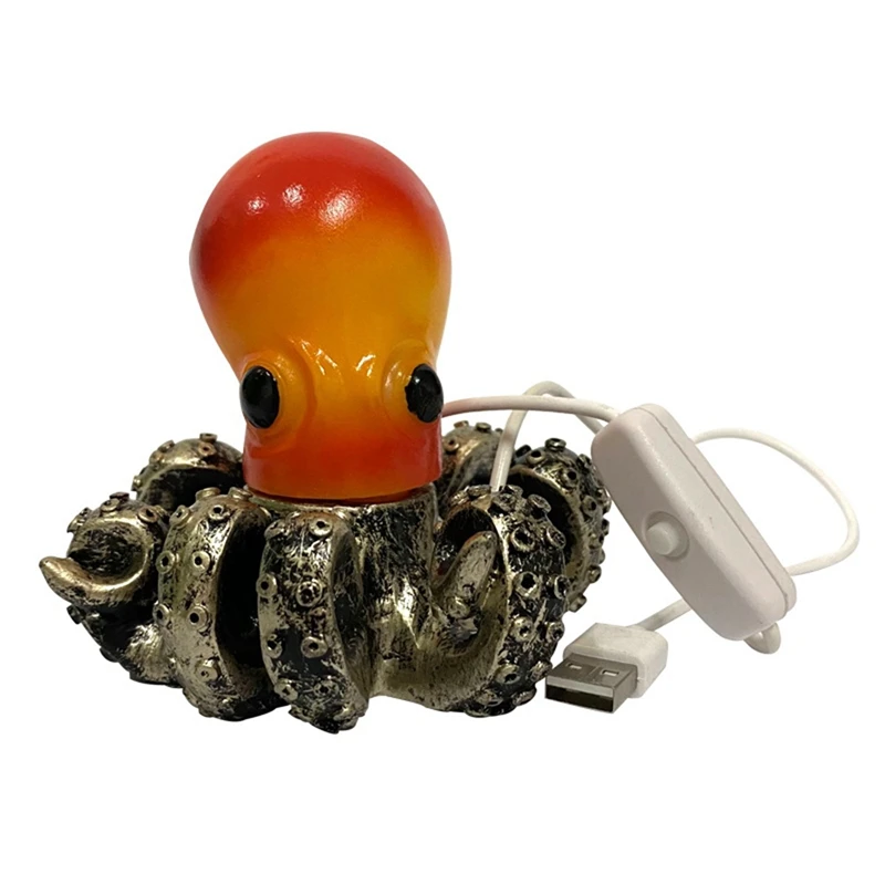 New Octopus Table Lamp Decorations For Home Ornament Cute Retro Octopus Desk Night Lamp Decorative Light For Bedroom
New Octopus Table Lamp Decorations For Home Ornament Cute Retro Octopus Desk Night Lamp Decorative Light For Bedroom