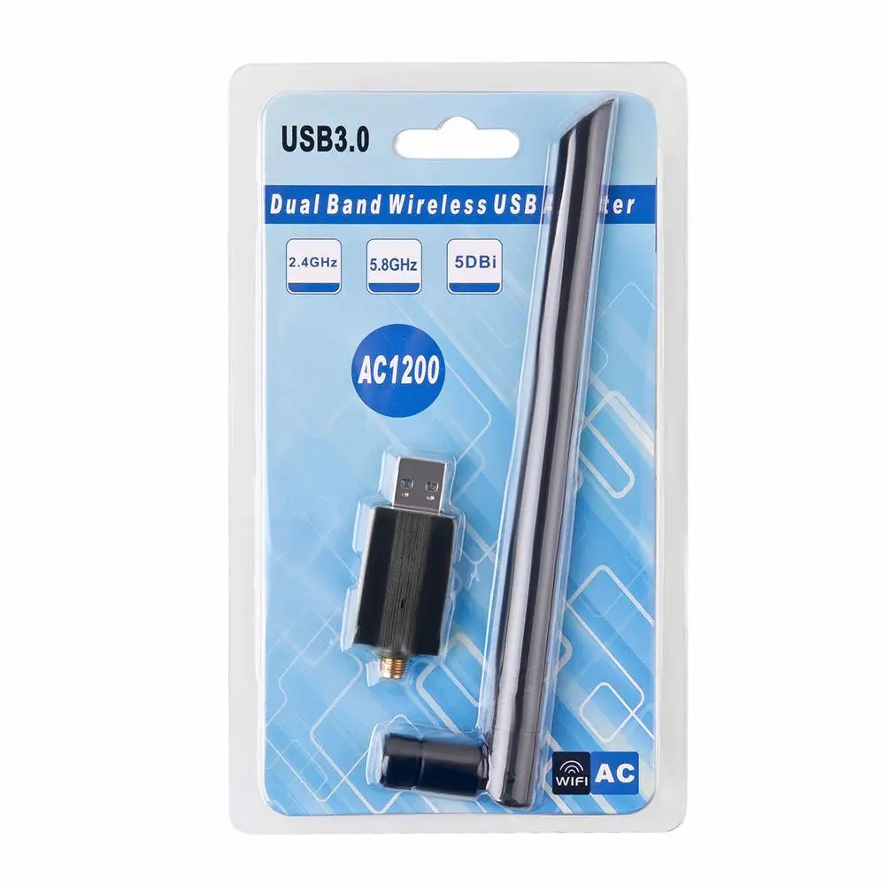 Антенна 1200 Мбит/с USB 3 0 5 дБи для Windows/ Mac OS | Компьютеры и офис