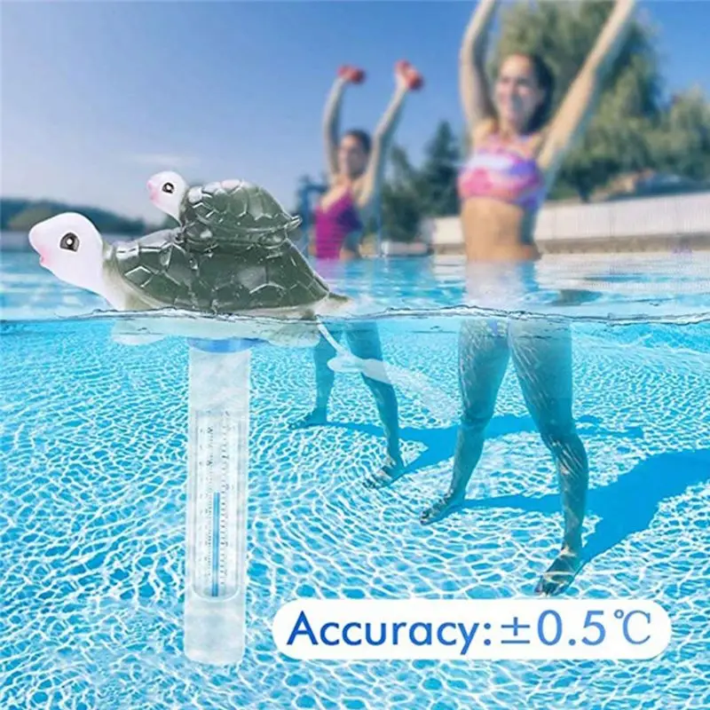 Cute Turtle Shape Floatable Swimming Pool Thermometer for SPA Float Temperature Measurement for Indoor and Outdoor Pool
Cute Turtle Shape Floatable Swimming Pool Thermometer for SPA Float Temperature Measurement for Indoor and Outdoor Pool