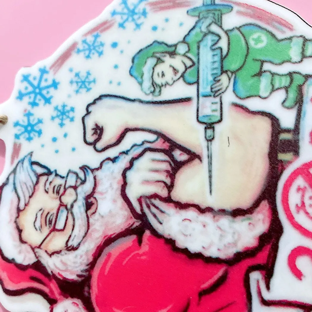 1PC Acrylic Christmas Ornament Santa Claus Decorate Xmas Tree Hanging Decoration 12*11cm For DIY Tree Pendant Supplies
1PC Acrylic Christmas Ornament Santa Claus Decorate Xmas Tree Hanging Decoration 12*11cm For DIY Tree Pendant Supplies
