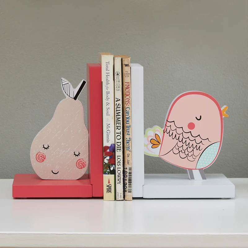 Pear and Chick Cartoon Cute Kids Bookends Wooden Room Desktop Accesories Bookshelf Ornaments Lovely Kids Gifts
Pear and Chick Cartoon Cute Kids Bookends Wooden Room Desktop Accesories Bookshelf Ornaments Lovely Kids Gifts