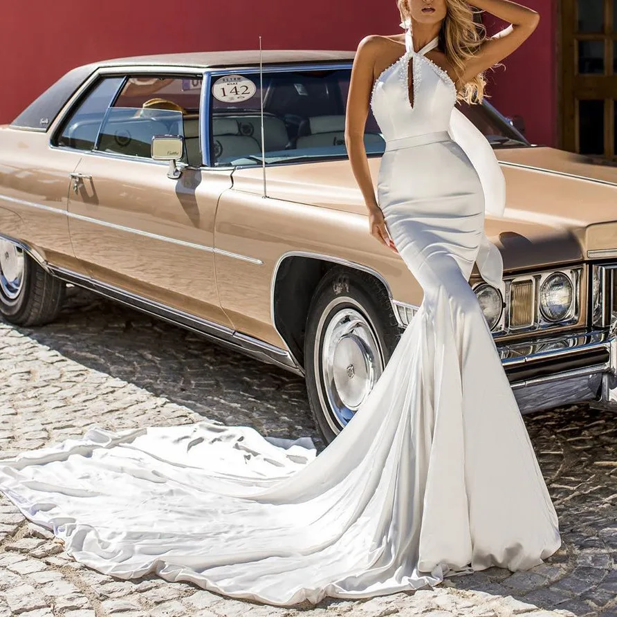 2021 Spring and Summer European and American Women's Clothing Trailing Straps Tulle Dress Evening Gown
2021 Spring and Summer European and American Women's Clothing Trailing Straps Tulle Dress Evening Gown