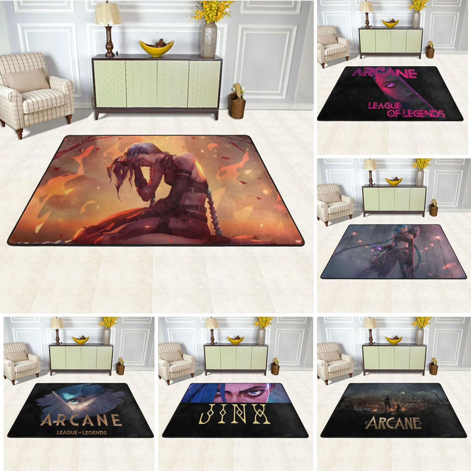 Arcane Jinx Non-slip Carpets Bedroom Rugs Bath Mat Plush Decoration Living Room Luxury Fluffy Soft
Arcane Jinx Non-slip Carpets Bedroom Rugs Bath Mat Plush Decoration Living Room Luxury Fluffy Soft