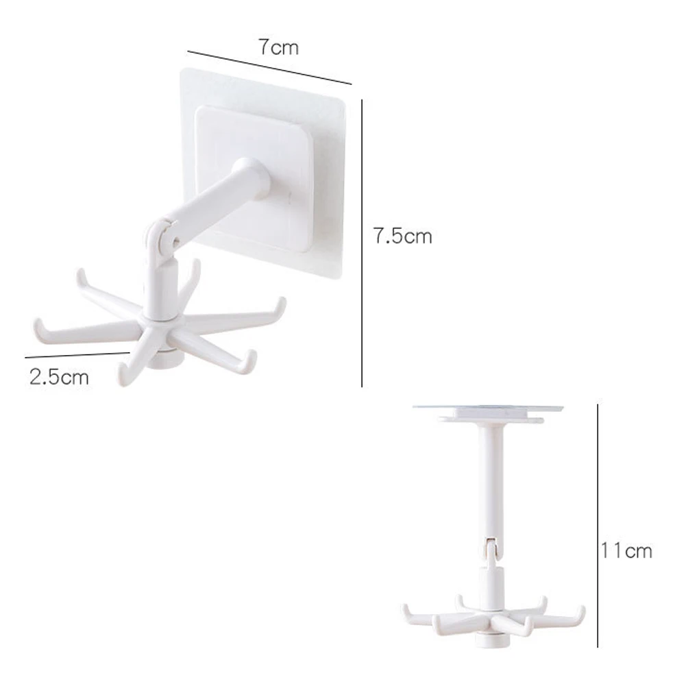 8pcs Rotating Folding Hook Self-adhesive Waterproof Utility Hook Tower Rack For Home Bathroom Kitchen Office
8pcs Rotating Folding Hook Self-adhesive Waterproof Utility Hook Tower Rack For Home Bathroom Kitchen Office