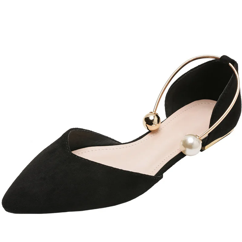 BEYARNE 2020 spring new unique shoes woman pearl ring metal flat hollow heel shoes pointed toe flat shoes
BEYARNE 2020 spring new unique shoes woman pearl ring metal flat hollow heel shoes pointed toe flat shoes