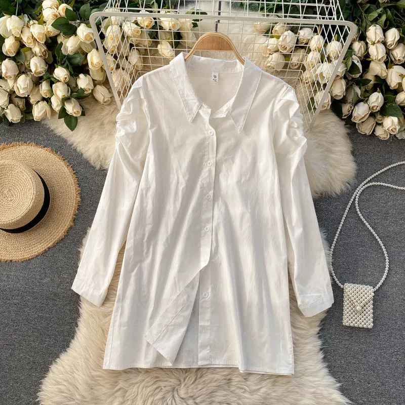2021 New Style Fashion Temperament Spring Lapel Shirt Female Bubble Sleeve Solid Color Wild Denim Vest Two-piece Suit
2021 New Style Fashion Temperament Spring Lapel Shirt Female Bubble Sleeve Solid Color Wild Denim Vest Two-piece Suit