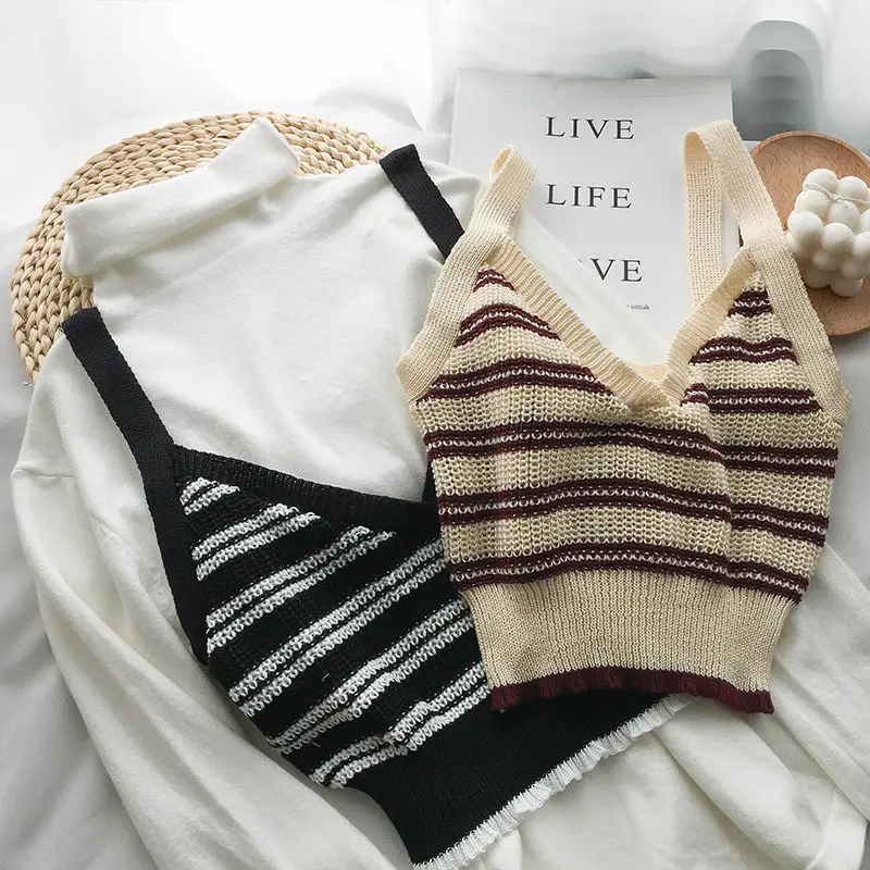 2021 Sexy Inner with Knitted Thick Belt Small Suspender Base V-neck Short Sleeveless Autumn Outer Wear Small Knitted Vest Sling
2021 Sexy Inner with Knitted Thick Belt Small Suspender Base V-neck Short Sleeveless Autumn Outer Wear Small Knitted Vest Sling