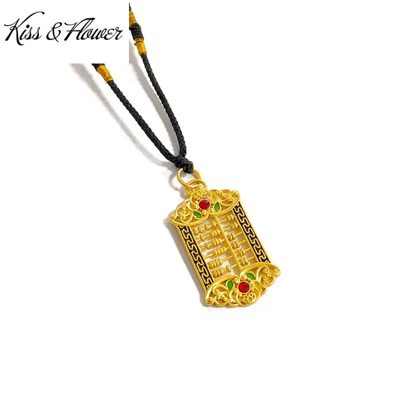 KISS&FLOWER PD103 Fine Jewelry Wholesale Fashion Woman Man Birthday Wedding Gift Vintage Abacus 24KT Gold Pendant Charm NO CHAIN
KISS&FLOWER PD103 Fine Jewelry Wholesale Fashion Woman Man Birthday Wedding Gift Vintage Abacus 24KT Gold Pendant Charm NO CHAIN