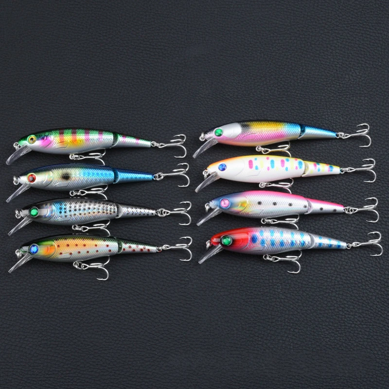 Minnow 1Pcs10.5 см/13,3 г Artificiais мульти секций жесткая приманка Воблер для рыбалки с одной главной балкой с крючком
Minnow 1Pcs10.5 см/13,3 г Artificiais мульти секций жесткая приманка Воблер для рыбалки с одной главной балкой с крючком