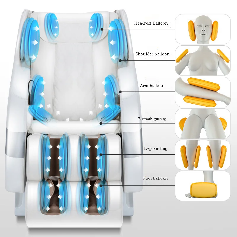 Кресло Массаж для семьи домашнее многофункциональное роскошное Электрическое