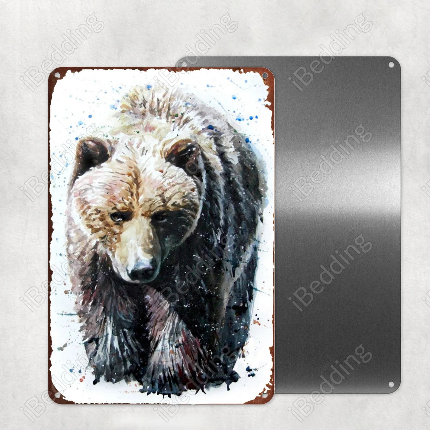 Картина в виде медведя, акварель, искусственная металлическая фотография, Настенный декор для бара, паба, клуба, железная картина, декоратив...
Картина в виде медведя, акварель, искусственная металлическая фотография, Настенный декор для бара, паба, клуба, железная картина, декоратив...