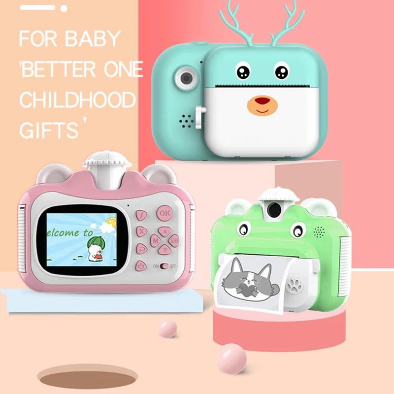 Kids Instant Print Camera Zero Ink Toy Children Digital Camera with Print Paper Toddler Video Recorder 32GB for Birthday Gift
Kids Instant Print Camera Zero Ink Toy Children Digital Camera with Print Paper Toddler Video Recorder 32GB for Birthday Gift