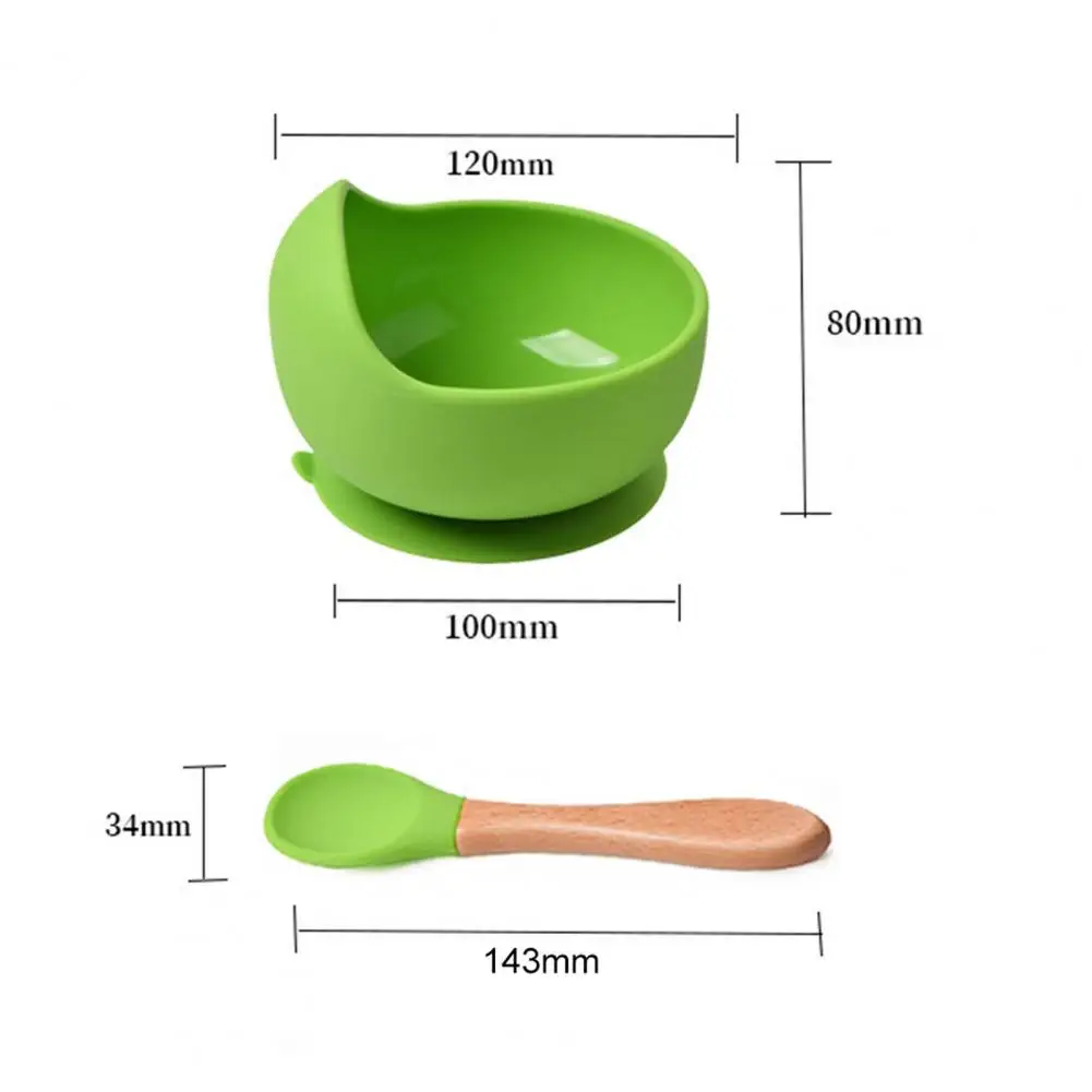 1Set Bowl Multifunctional Easy to Clean Strong Suction Baby Silicone Bowl Wooden Handle Spoon Complementary Food Set for Dishes
1Set Bowl Multifunctional Easy to Clean Strong Suction Baby Silicone Bowl Wooden Handle Spoon Complementary Food Set for Dishes
