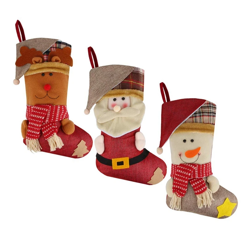 3Pcs Santa Snowman Reindeer Xmas Fireplace Hanging Stockings Decoration Stockings Christmas Decoration 46X23.5X26.5Cm
3Pcs Santa Snowman Reindeer Xmas Fireplace Hanging Stockings Decoration Stockings Christmas Decoration 46X23.5X26.5Cm