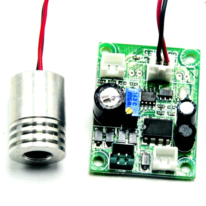 Focusable 650nm 100mW Red Laser Diode Dot Module 18mm x 25mm 12V 
Focusable 650nm 100mW Red Laser Diode Dot Module 18mm x 25mm 12V