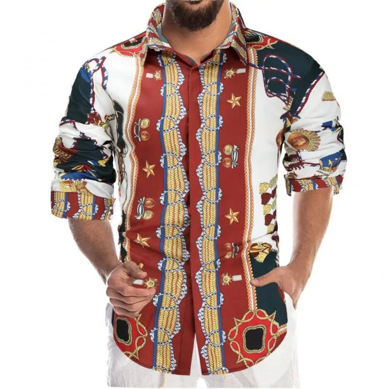 2021 Autumn New European 3d Printing Long Sleeved Shirt Plus Size Casual Thin Casual Lapel Men Flower Shirt Tide Free Shipping
2021 Autumn New European 3d Printing Long Sleeved Shirt Plus Size Casual Thin Casual Lapel Men Flower Shirt Tide Free Shipping