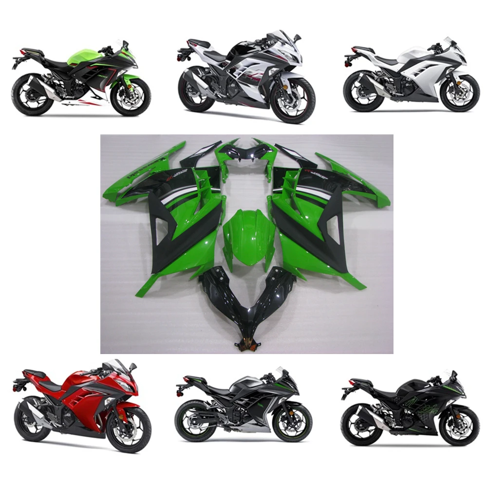 Высококачественный инъекционный мотоцикл для Kawasaki Ninja 300 EX300 13 14 15 16 17 2013-2017 полный комплект обтекателей из АБС-пластика
Высококачественный инъекционный мотоцикл для Kawasaki Ninja 300 EX300 13 14 15 16 17 2013-2017 полный комплект обтекателей из АБС-пластика