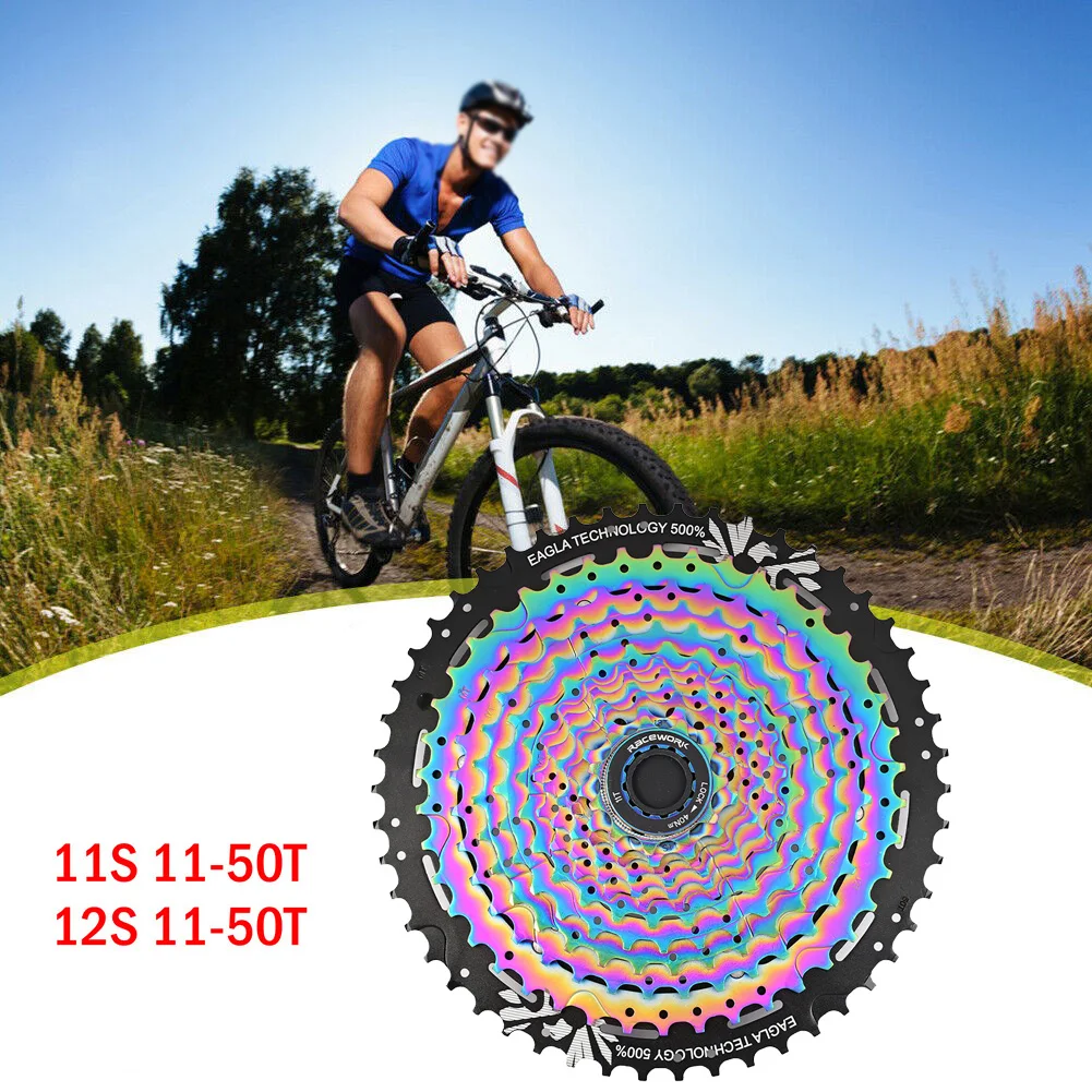 11/12 Speed 11-50T Bicycle Flywheel MTB Road Bike Cassette Gear Sprocket Anti-rust High Carbon Steel Bike Flywheel Cycling Parts
11/12 Speed 11-50T Bicycle Flywheel MTB Road Bike Cassette Gear Sprocket Anti-rust High Carbon Steel Bike Flywheel Cycling Parts