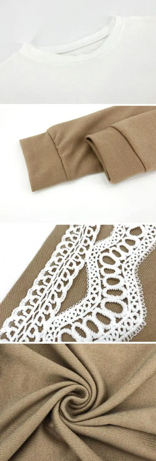 2020 Autumn Winter Casual Sweatshirts Women Fashion V-shaped Lace Decoration Splicing Hoodies Loose O-neck Long Sleeve Hoodie
2020 Autumn Winter Casual Sweatshirts Women Fashion V-shaped Lace Decoration Splicing Hoodies Loose O-neck Long Sleeve Hoodie