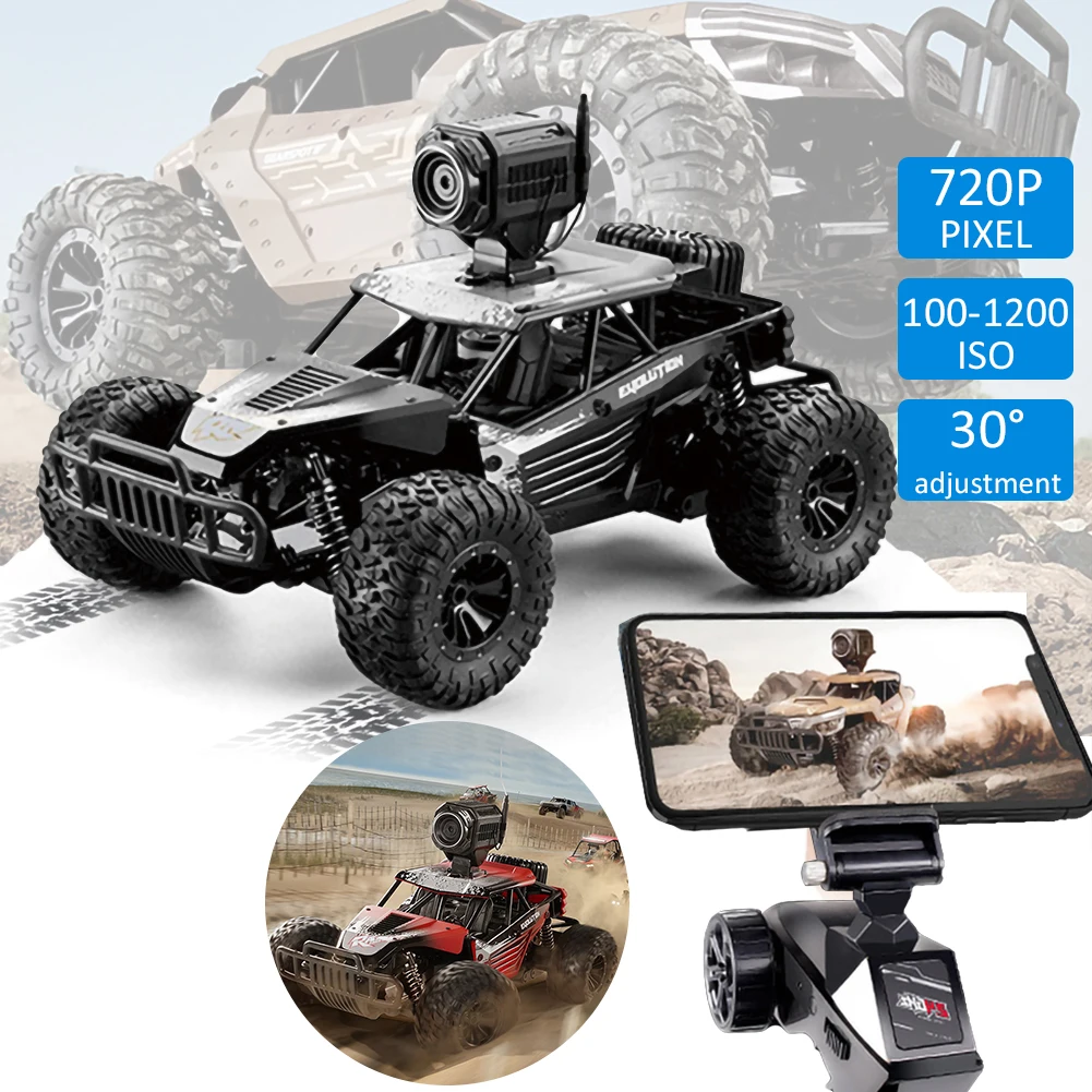 2.4G Remote Control Off-Road w/ 720P Camera(optional) 15MPH High Speed Truck 4WD RC Truck Toy for Boys
2.4G Remote Control Off-Road w/ 720P Camera(optional) 15MPH High Speed Truck 4WD RC Truck Toy for Boys