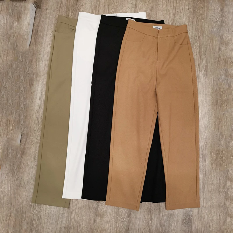 HarleyFashion Russian Style Women Elegant Solid Color Spring Fall All-match Casual Cargo Pants High Quality
HarleyFashion Russian Style Women Elegant Solid Color Spring Fall All-match Casual Cargo Pants High Quality