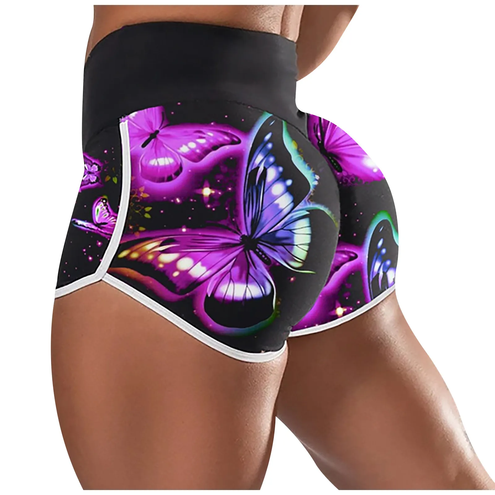 Women's Homewear Pants Butterfly Print Sexy Slim Elastic Sports Shorts Workout Gym Fitness Short Pants Summer Short D4
Women's Homewear Pants Butterfly Print Sexy Slim Elastic Sports Shorts Workout Gym Fitness Short Pants Summer Short D4
