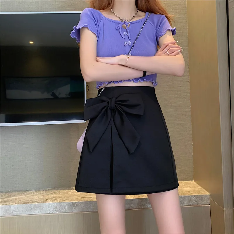 Customize Made Women Casual Plus Size 3XS-10XL High Waist Short Skirts for Woman Sweet Women Bow Above Knee Mini Skirt
Customize Made Women Casual Plus Size 3XS-10XL High Waist Short Skirts for Woman Sweet Women Bow Above Knee Mini Skirt