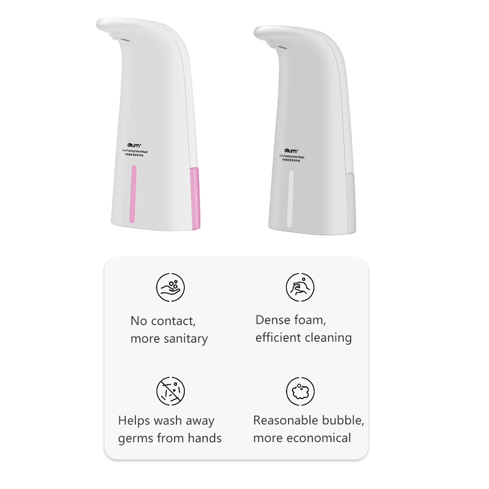 Automatic Liquid Soap Dispenser Induction Foaming Hand Washing Device Touchless handwashing Liquid Shampoo Detergent Dispenser
Automatic Liquid Soap Dispenser Induction Foaming Hand Washing Device Touchless handwashing Liquid Shampoo Detergent Dispenser