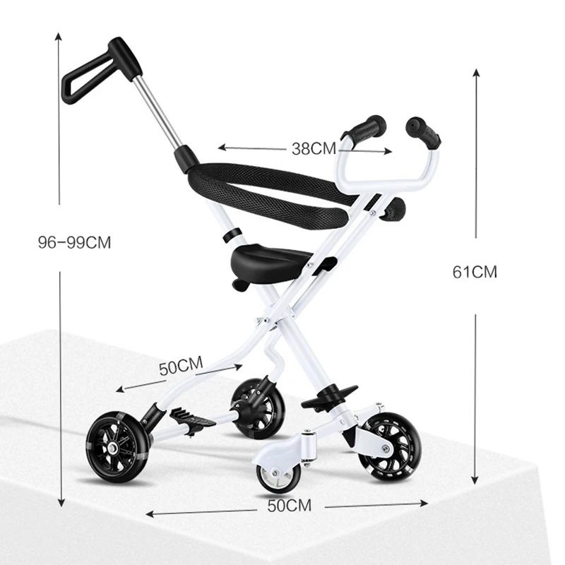 Foldable Children's Stroller Baby Anti-rollover Trolley Tollder Lightweight Stroller Folding Five-wheeled Stroller for Newborn
Foldable Children's Stroller Baby Anti-rollover Trolley Tollder Lightweight Stroller Folding Five-wheeled Stroller for Newborn