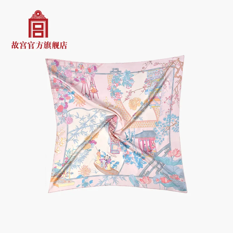 Imperial Palace Purple Ban Spring Full Square Scarf Silkworm Silk Scarf Official Palace Museum Cloth Women
Imperial Palace Purple Ban Spring Full Square Scarf Silkworm Silk Scarf Official Palace Museum Cloth Women