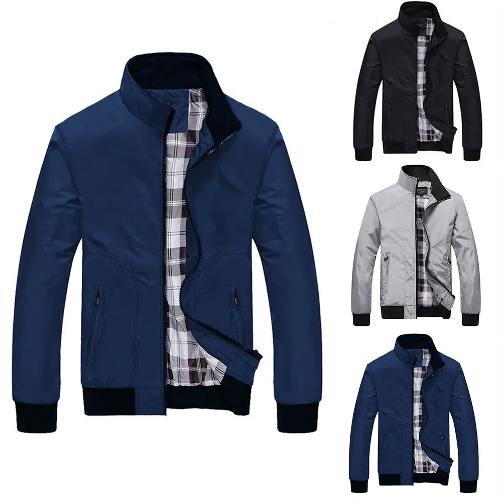 Men Jackets Fashion Casual Fall Winter Windbreak Coat Long Sleeve Sports Collar Slim Short Coat Outwear Top Baseball Uniform
Men Jackets Fashion Casual Fall Winter Windbreak Coat Long Sleeve Sports Collar Slim Short Coat Outwear Top Baseball Uniform