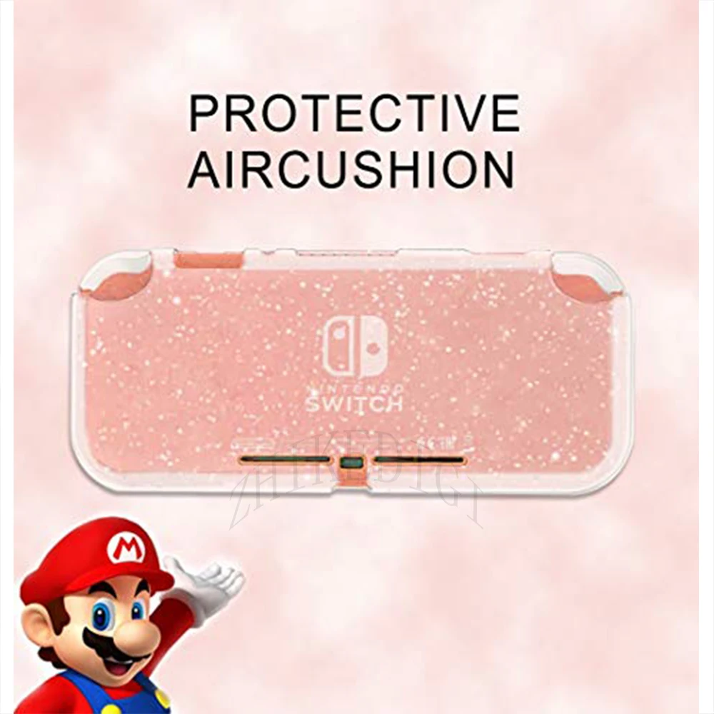 For Nintendoswitch Lite Game Console Case Clear Protective With 2pcs Screen Protector Glitter Bling Shell Soft Case For NS Lite
For Nintendoswitch Lite Game Console Case Clear Protective With 2pcs Screen Protector Glitter Bling Shell Soft Case For NS Lite